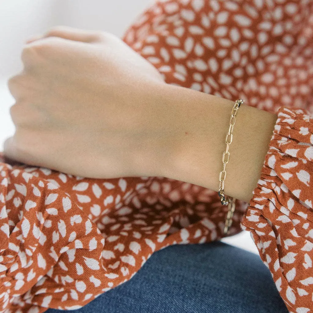 Greta Chain Bracelet Silver