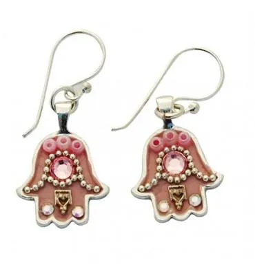 Hamsa Earrings in 9 Color Options- Small
