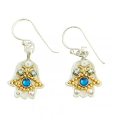 Hamsa Earrings in 9 Color Options- Small