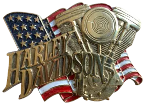 Harley Davidson Engine Belt Buckle