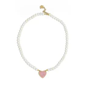 Heart Gemstone Necklace