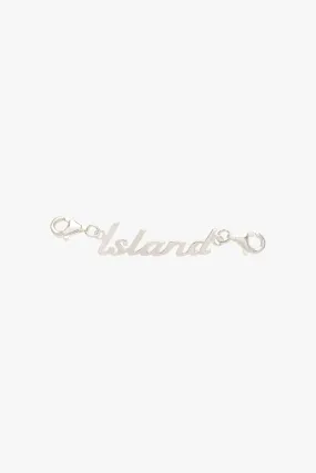 Island pendant silver