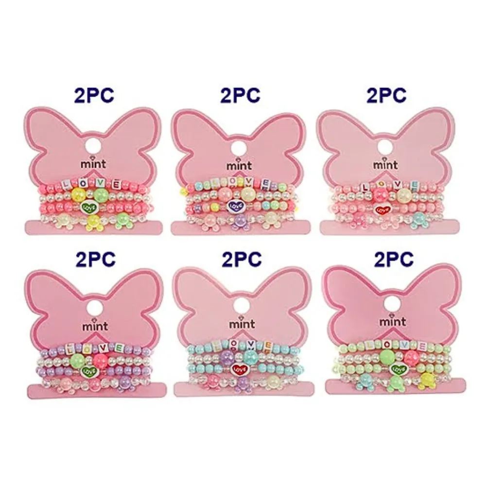JAB45795 - Mouse Bead Stretch Bracelet Set