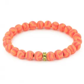 JILZARAH Coral Disco Stack Bracelet