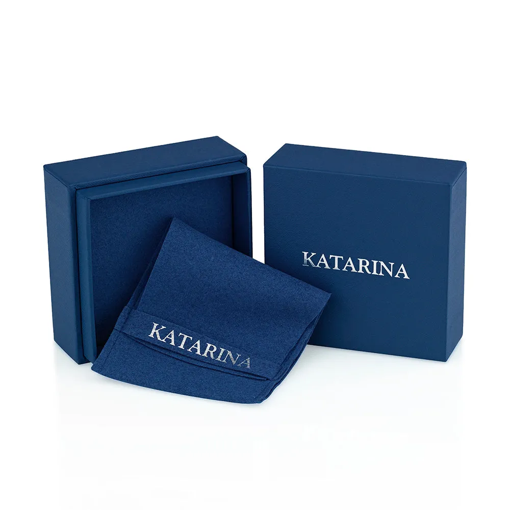 KATARINA Graduated Diamond Journey Pendant Necklace (1 cttw)