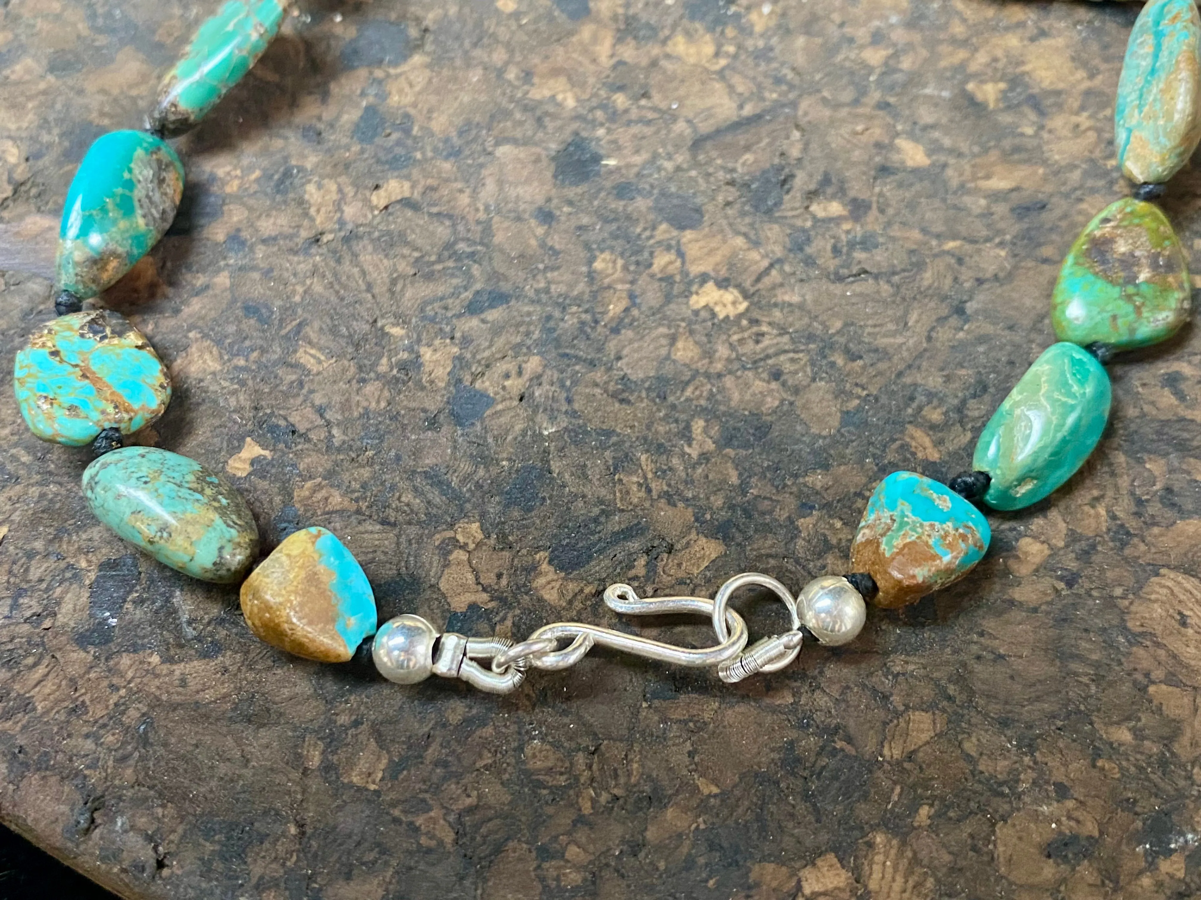 Knotted Tibetan Turquoise Necklace