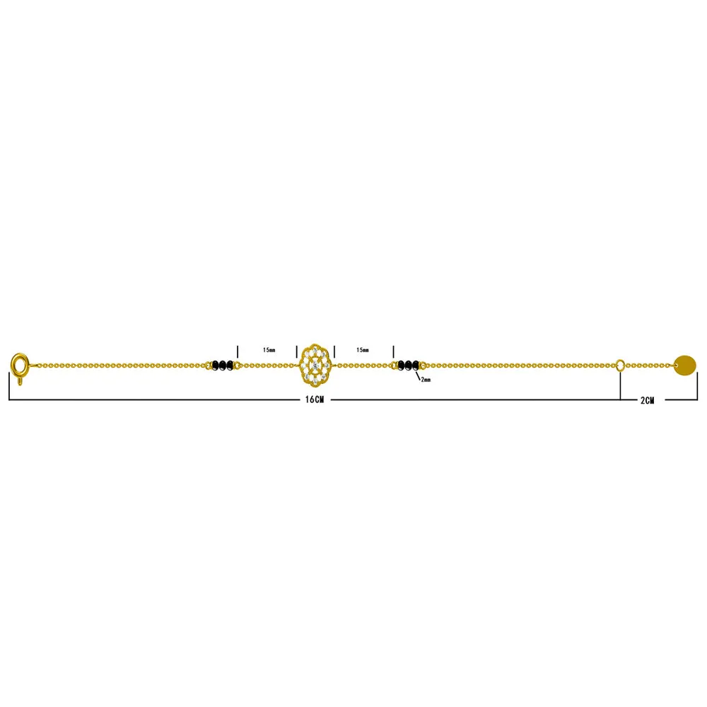 Lakshmi Mangalsutra Bracelet | 18K Gold Vermeil