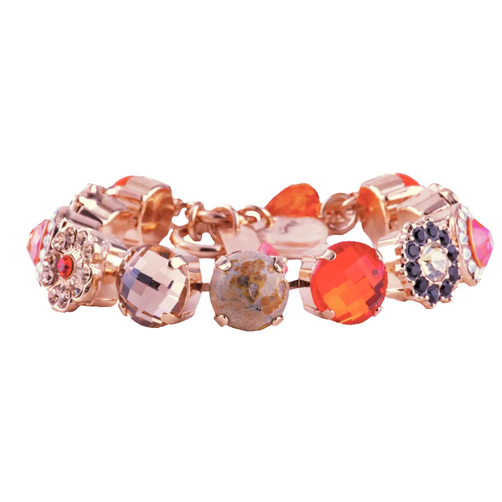 Large Rosette Bracelet in "Magic" *Custom*