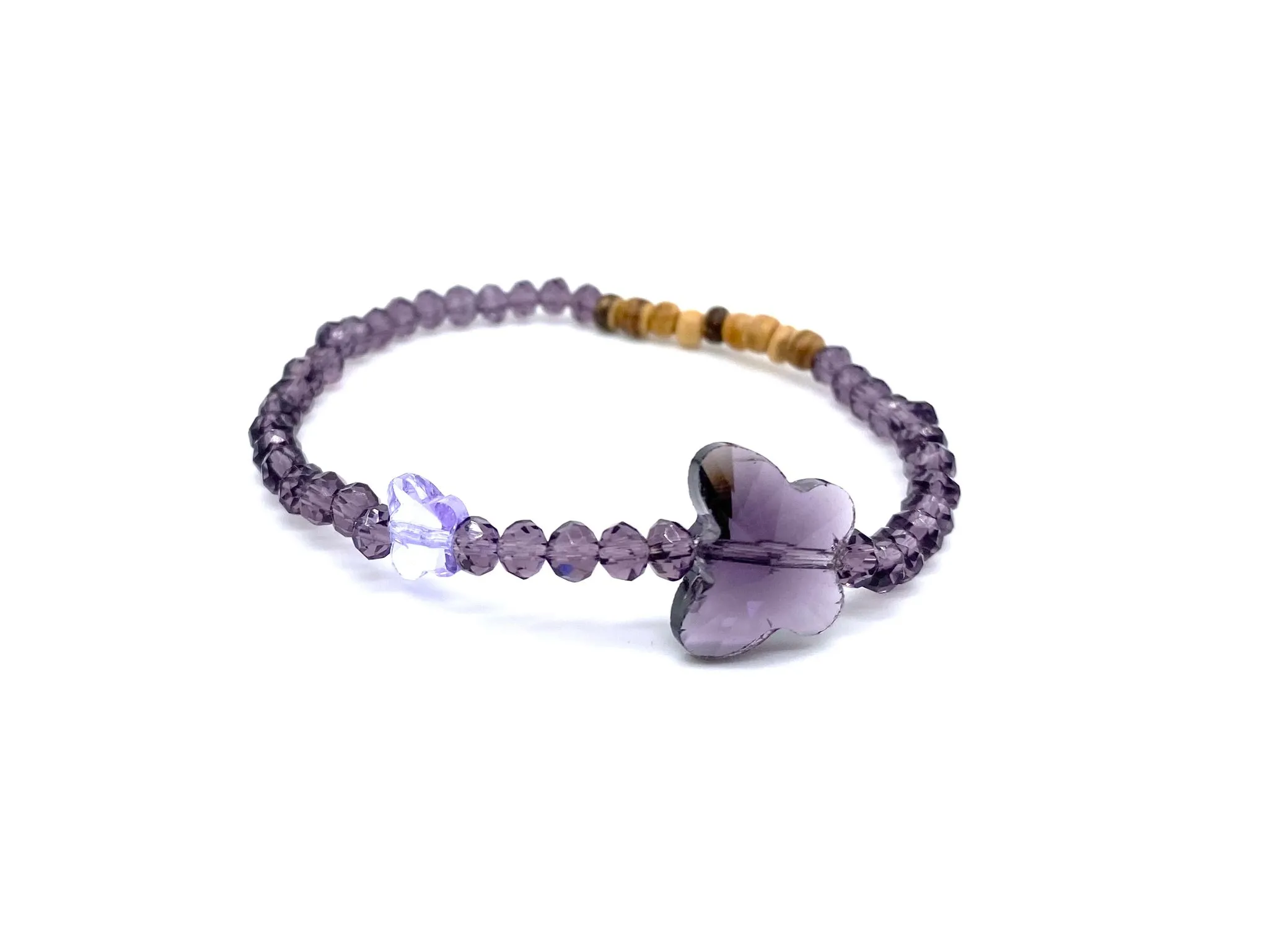 Lavender Butterfly Diffuser Bracelet