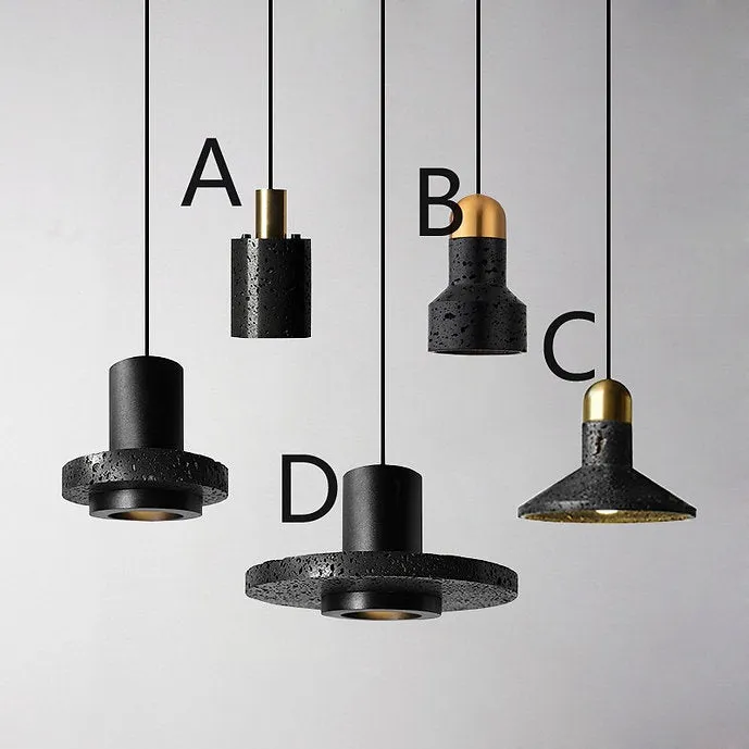 LED Modern Creative Black Pendant Light