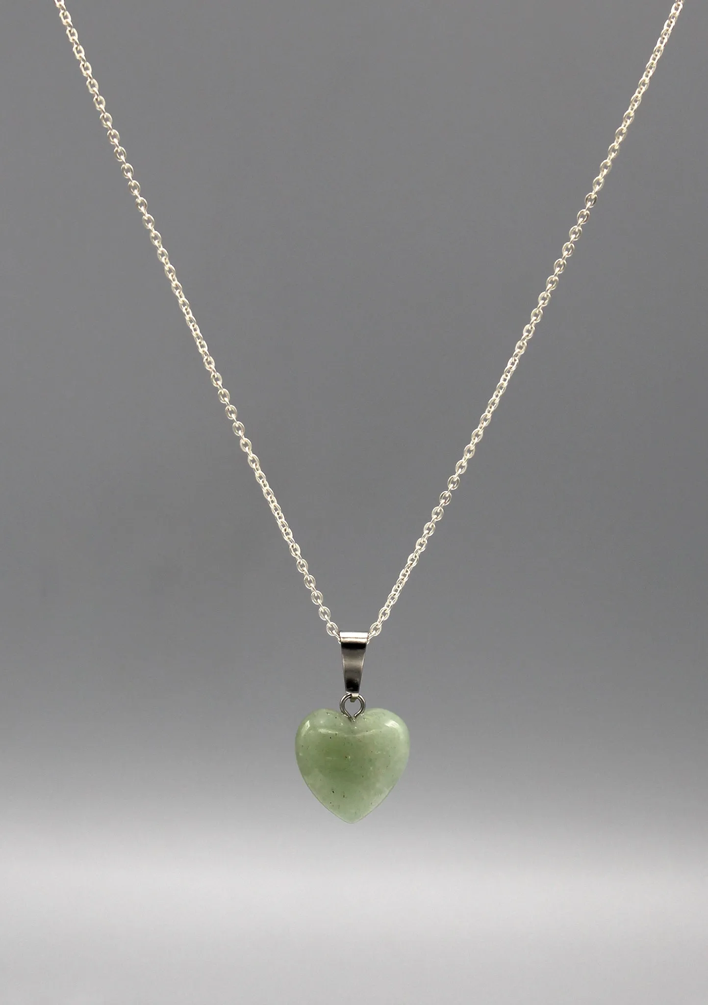 Light Green Jade Heart Shape Pendant