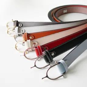 Lilo- Custom Belts 1.25" Gun Metal Spur