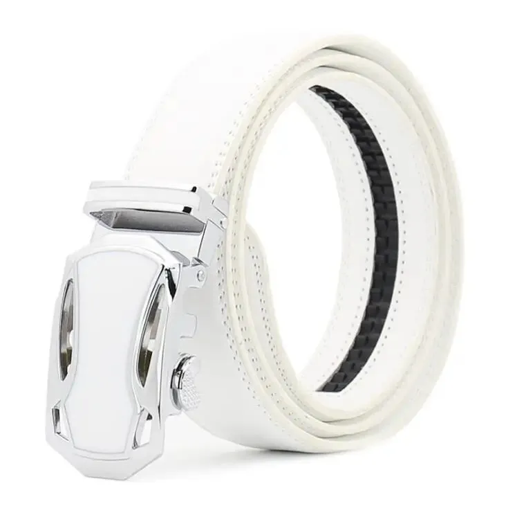 Luxury Brand Men's Belts High Quality Genuine Leather Belts for Men Metal Automatic Buckle Casual Business Male Waistband 3.5cm