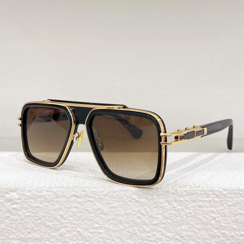 Luxury Men's Sunglasses DTS403 Female Sunglasses Acetate Titanium Retro Sunglasses Women's Outdoor Sunglasses Original Case
