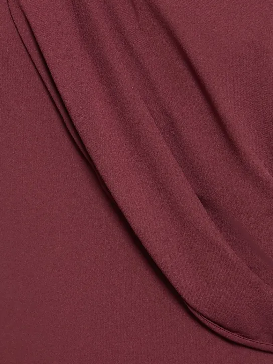 Magda Butrym   Draped jersey long dress w/scarf 