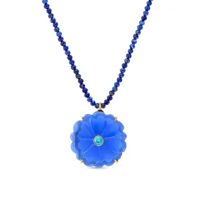 Magnolia Necklace - Indigo