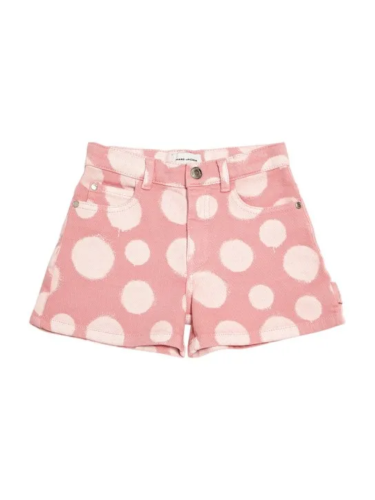 Marc Jacobs   Printed denim twill shorts 