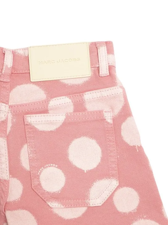 Marc Jacobs   Printed denim twill shorts 