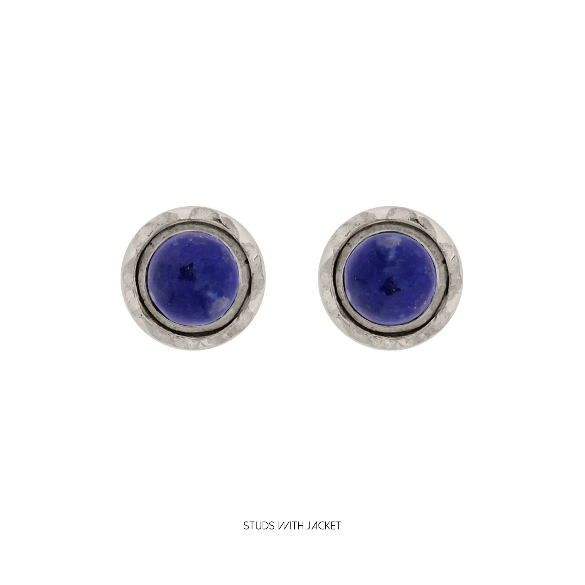 Maya Stud Earrings - Lapis Lazuli