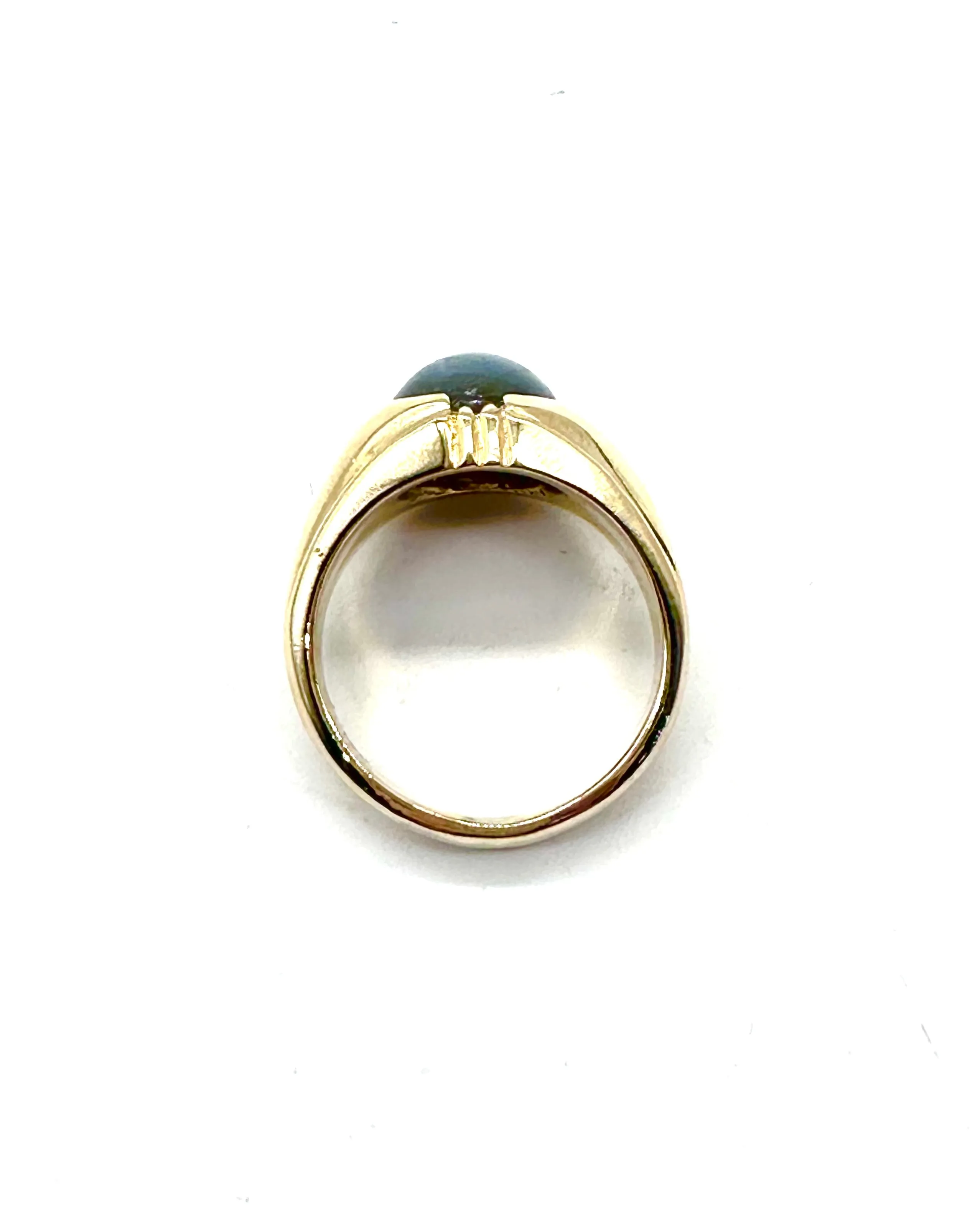 Men's Gray Moonstone Ring