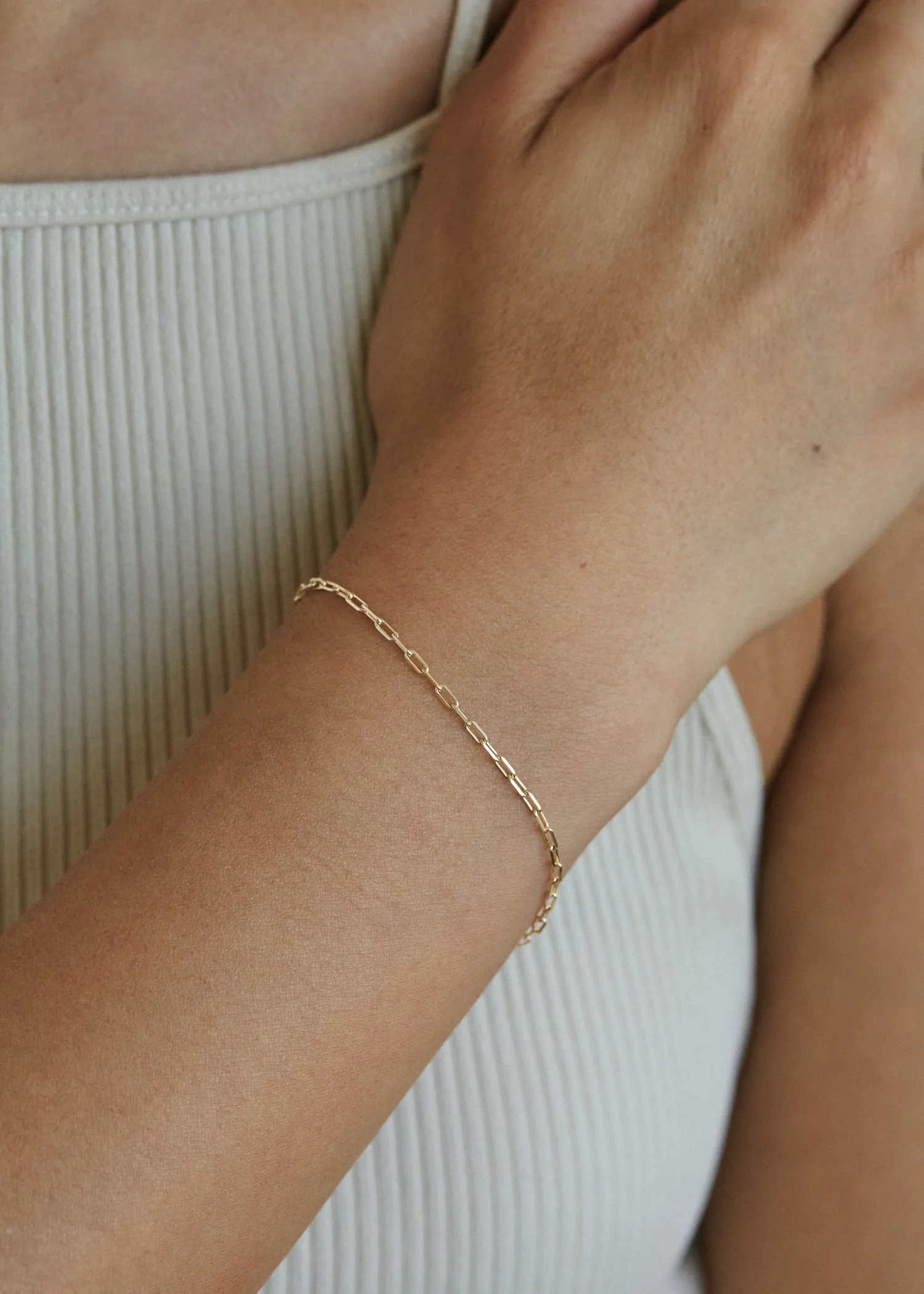 Micro Link Chain Bracelet