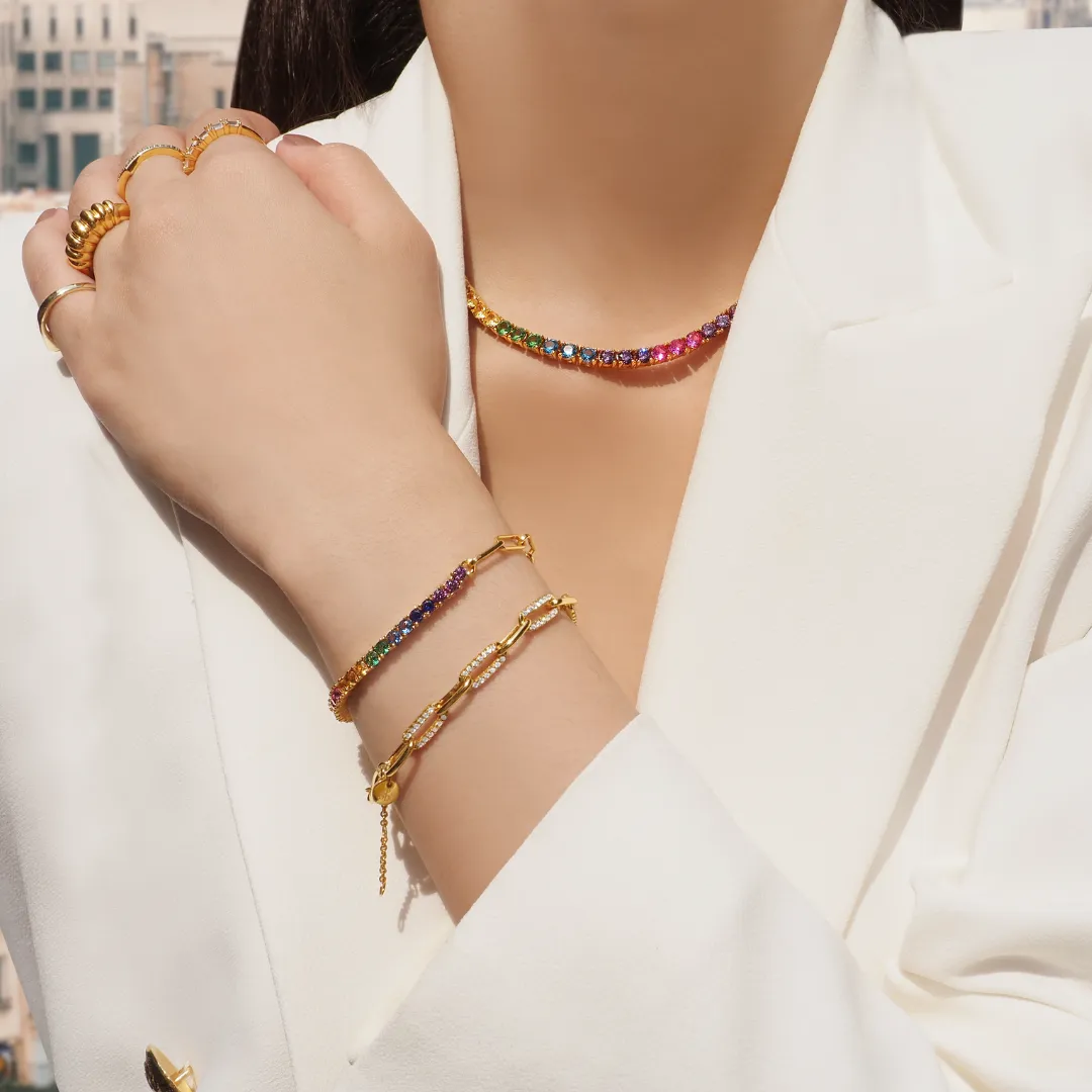 Mini Tyra Rainbow bracelet