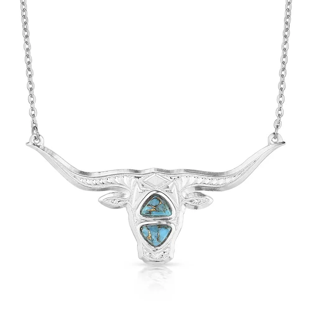 Montana Silversmiths The Longhorn Turquoise Necklace