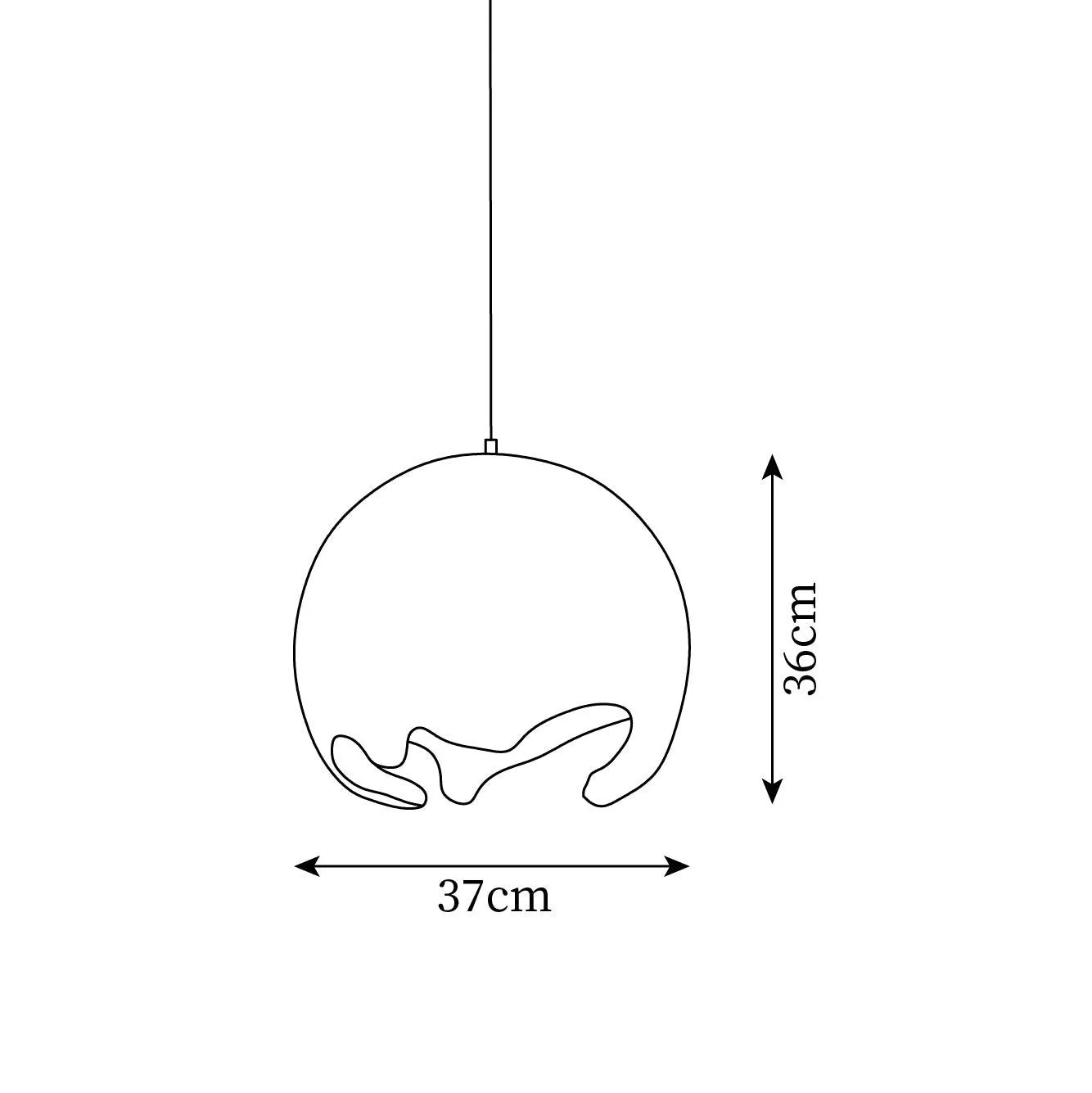 Moon Crater Pendant Lamp