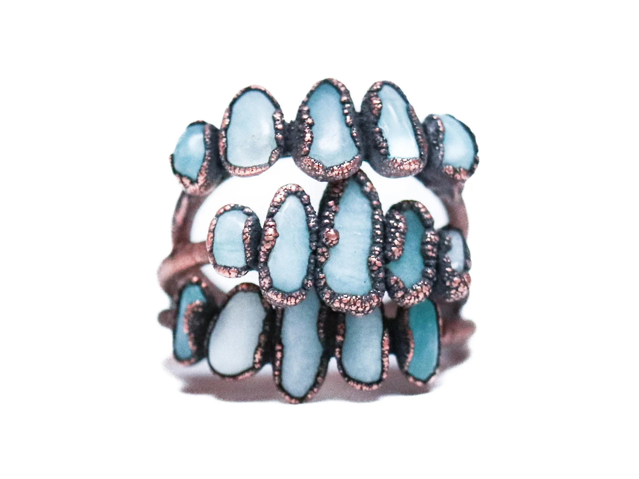 Multi Stone Ring | Raw crystal ring