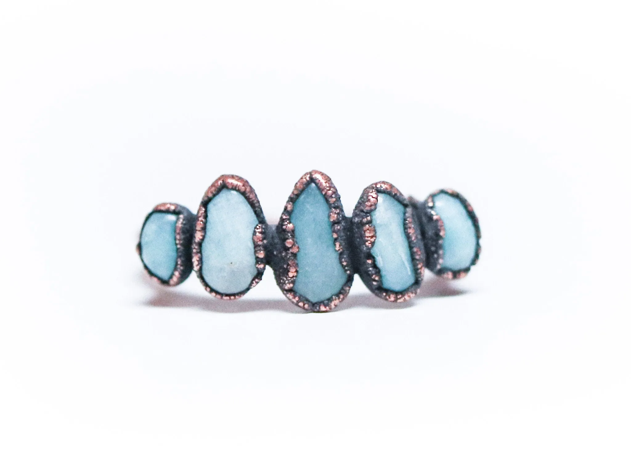 Multi Stone Ring | Raw crystal ring
