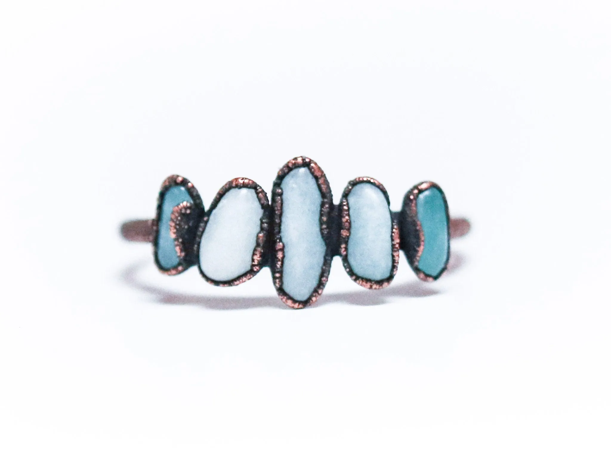 Multi Stone Ring | Raw crystal ring