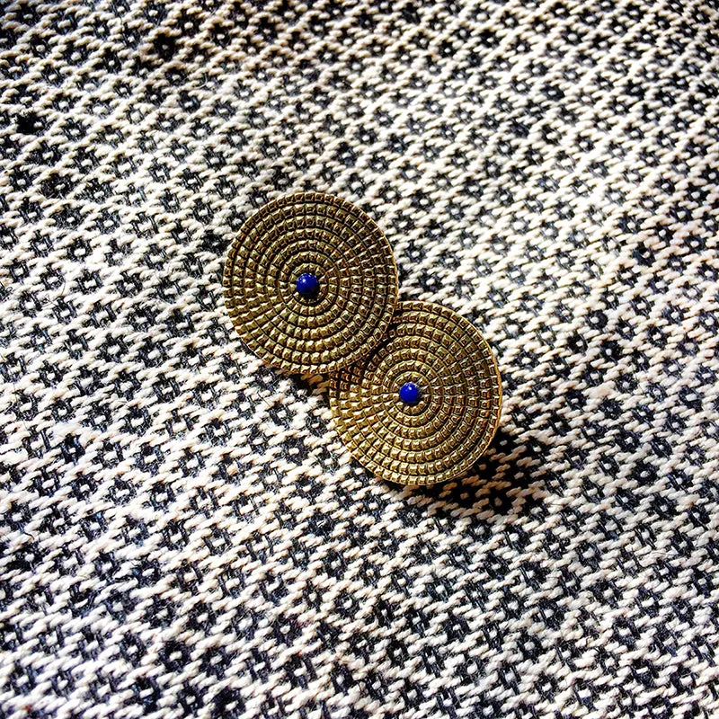 Nagbeshar Lapis Earrings