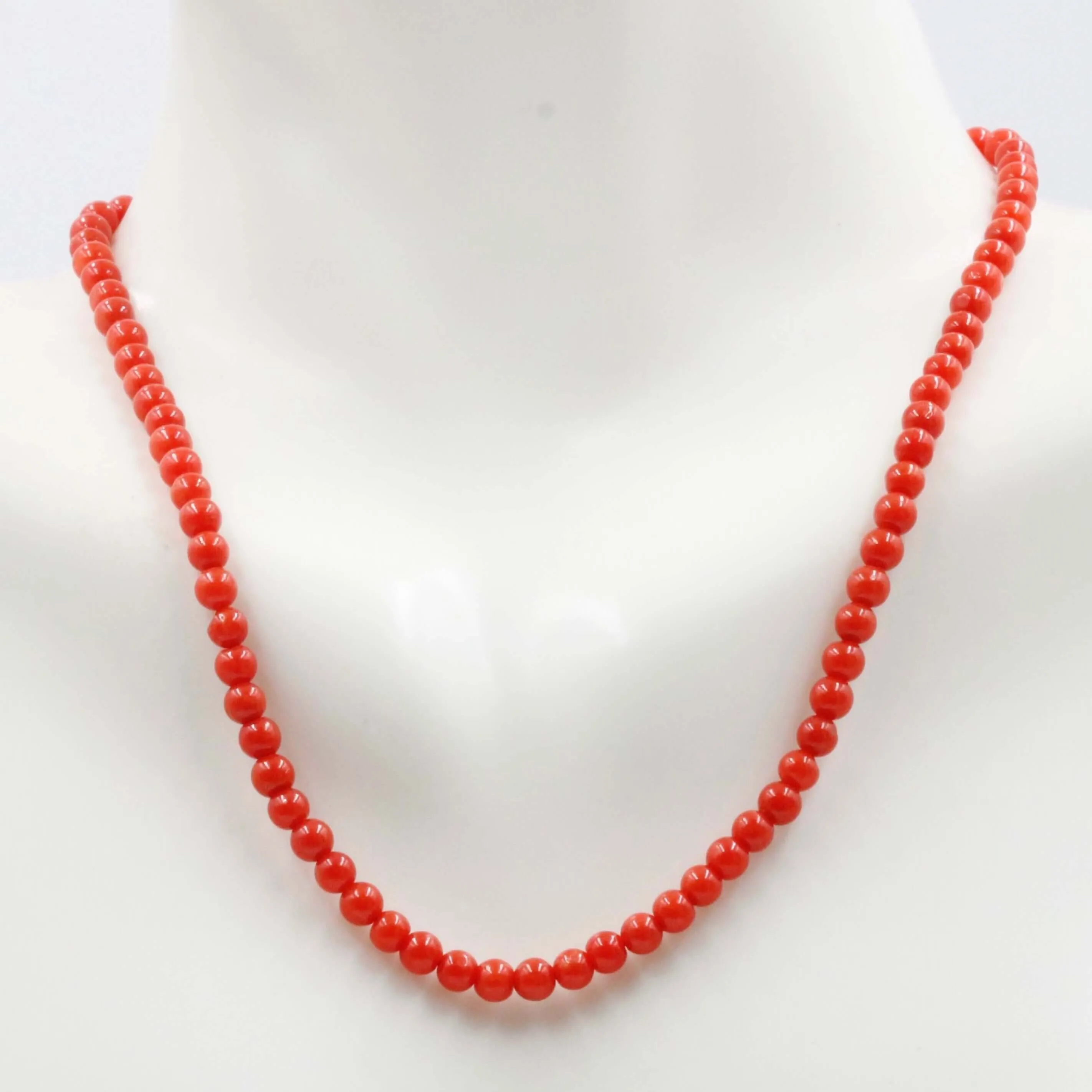 Natural Coral Beads Coral Round Coral beads Red Coral Beads Polished Coral Beads Natural Coral 3mm Bead DIY Jewelry 8 inch SKU: 115675