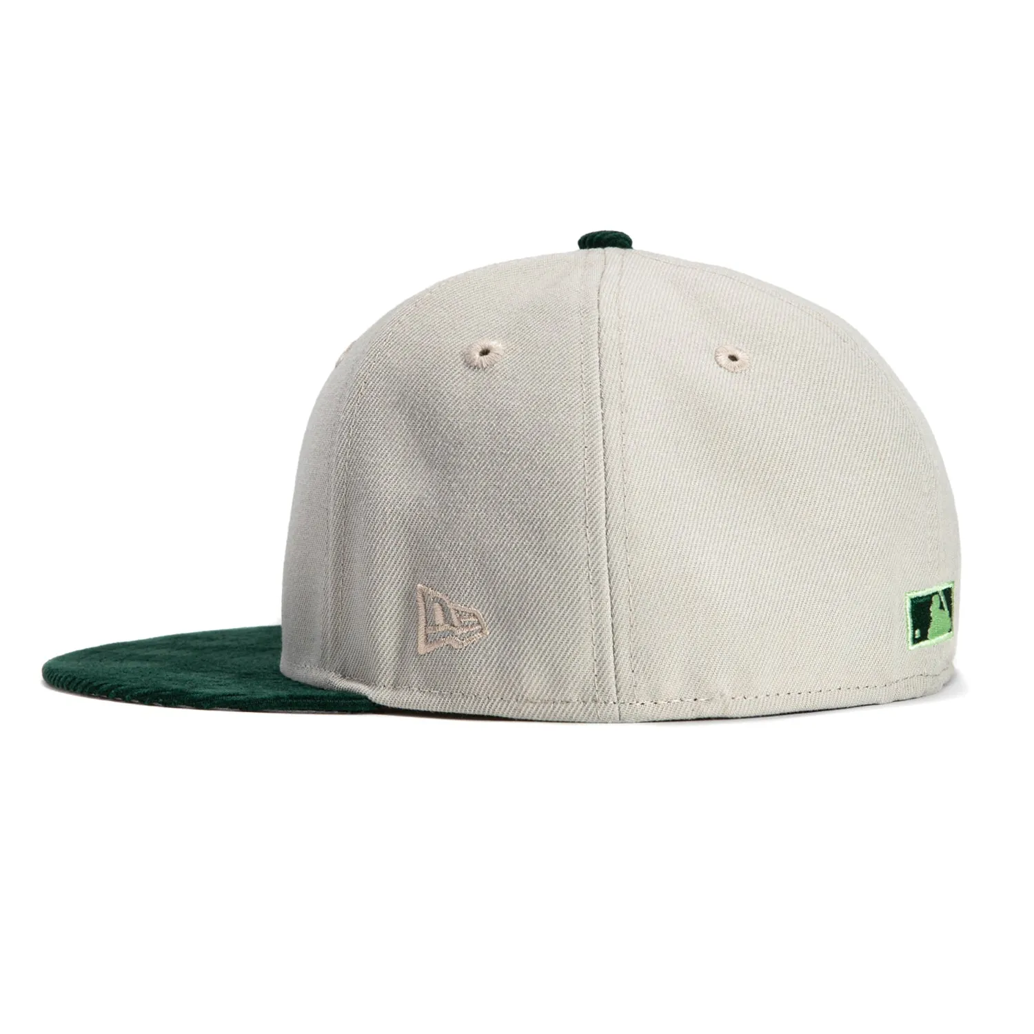 New Era 59Fifty Cord Visor Chicago White Sox All Star Game Years Patch Hat - Stone, Green
