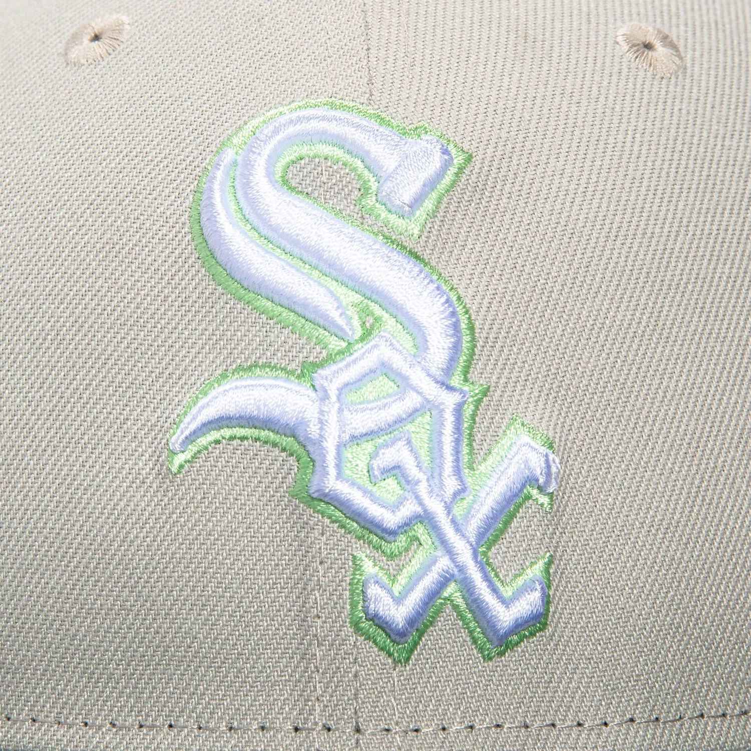 New Era 59Fifty Cord Visor Chicago White Sox All Star Game Years Patch Hat - Stone, Green