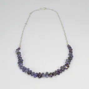 NEW! Tanzanite Beaded Necklace by Rina Young