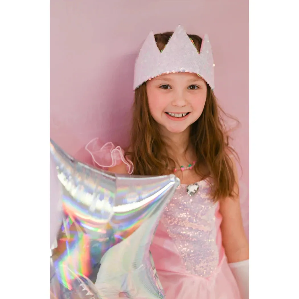 ombre sequins crown