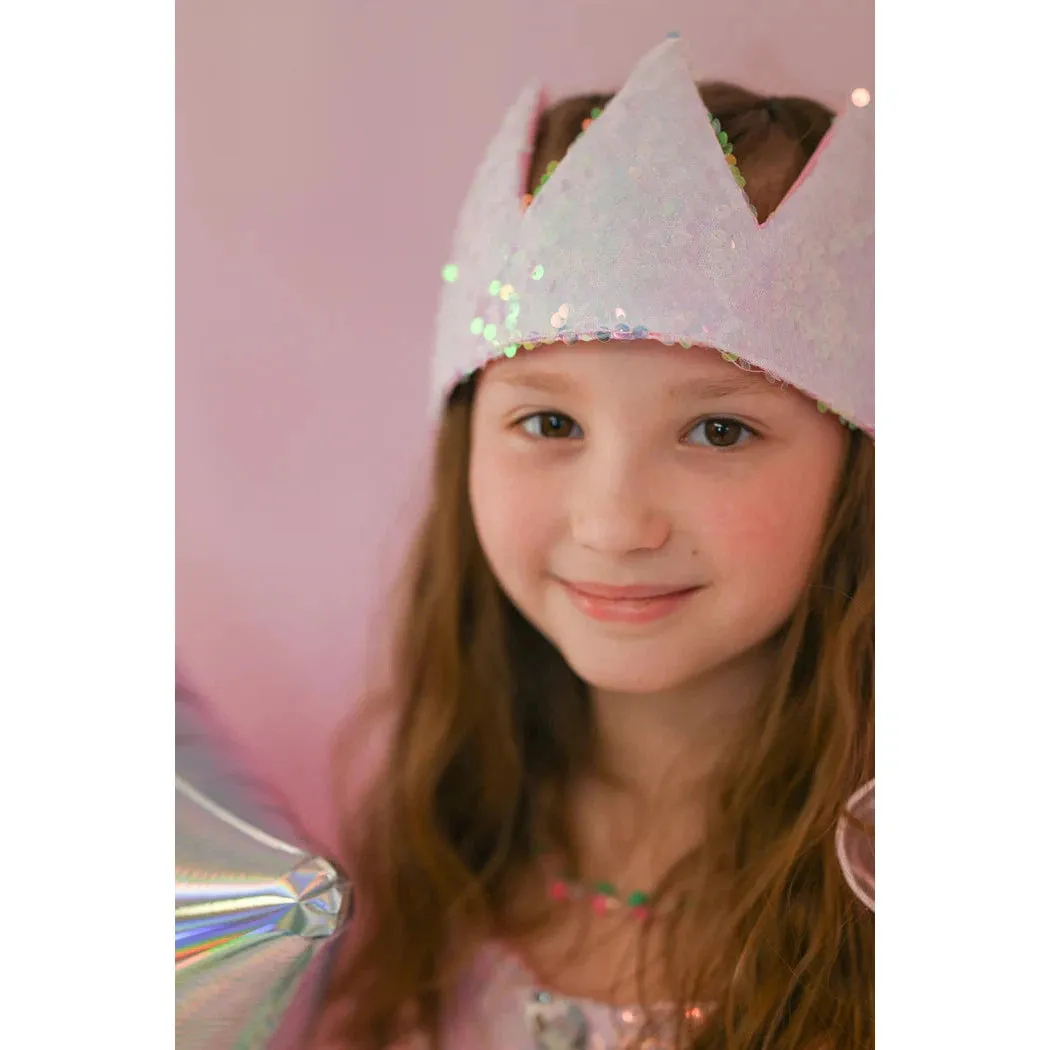 ombre sequins crown