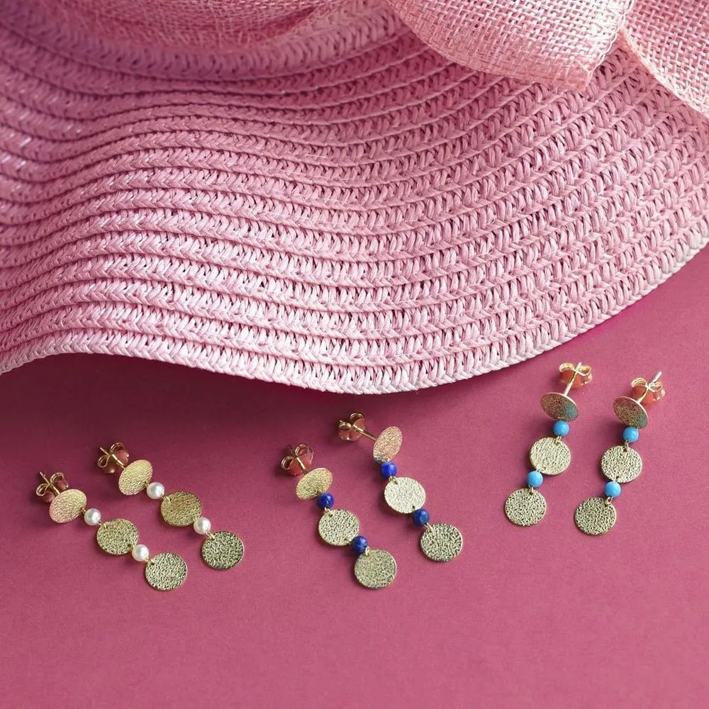 Oriane Earrings in Lapis Lazuli