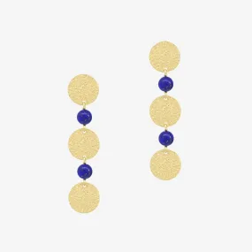 Oriane Earrings in Lapis Lazuli