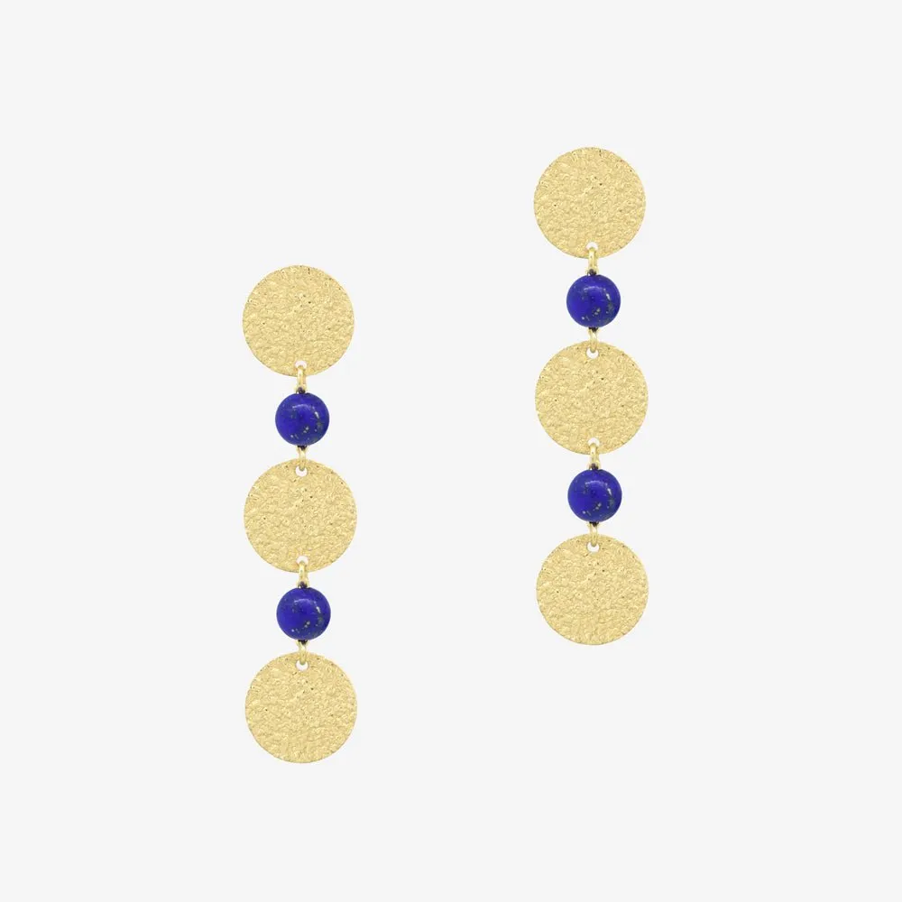 Oriane Earrings in Lapis Lazuli