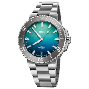 Oris Aquis Date Great Barrier Reef Limited Edition IV Stainless Steel Watch 43.5mm - 01 400 7790 4185-SET
