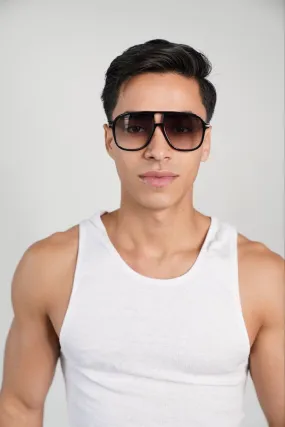 Oversized Retro Black Tint Summer Sunglasses