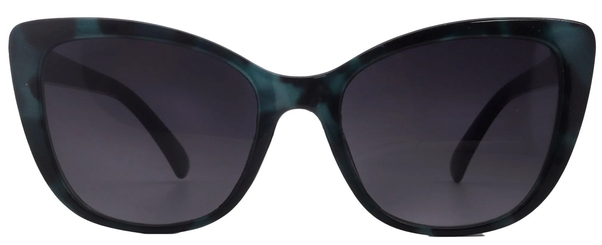 Parisian, High-End Line Bifocal (Clear On Top) Reading Sunglasses for Women OR Non-Bifocal Readers Sunglasses (Turquoise N BK) NY Fifth Avenue