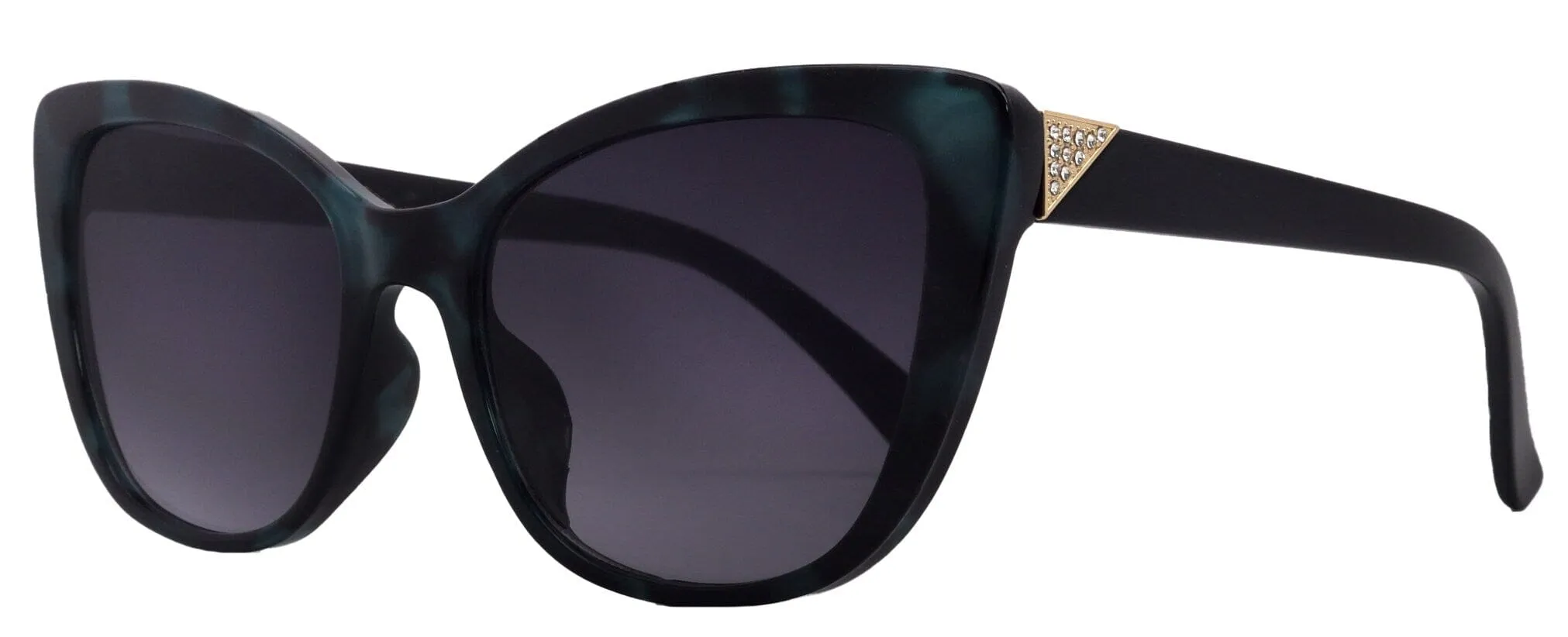Parisian, High-End Line Bifocal (Clear On Top) Reading Sunglasses for Women OR Non-Bifocal Readers Sunglasses (Turquoise N BK) NY Fifth Avenue