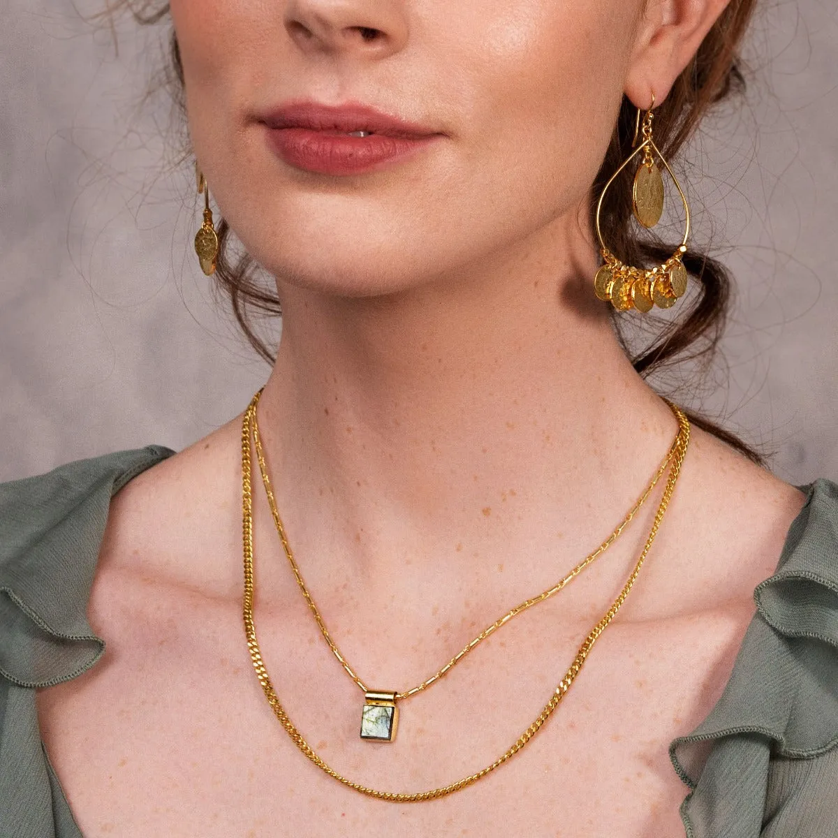 Pepper Necklace Labradorite