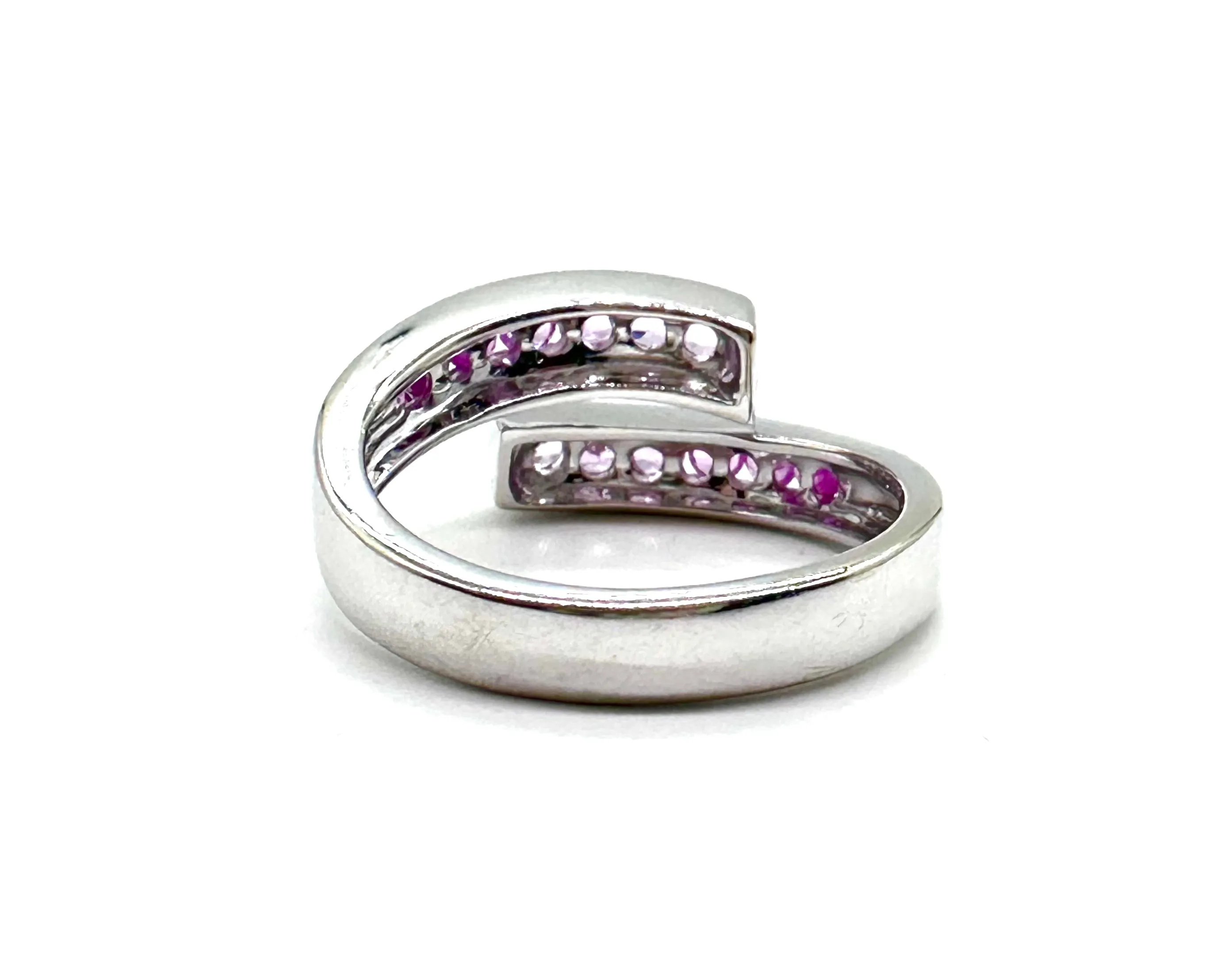 Pink Sapphire Ombre Bypass Band