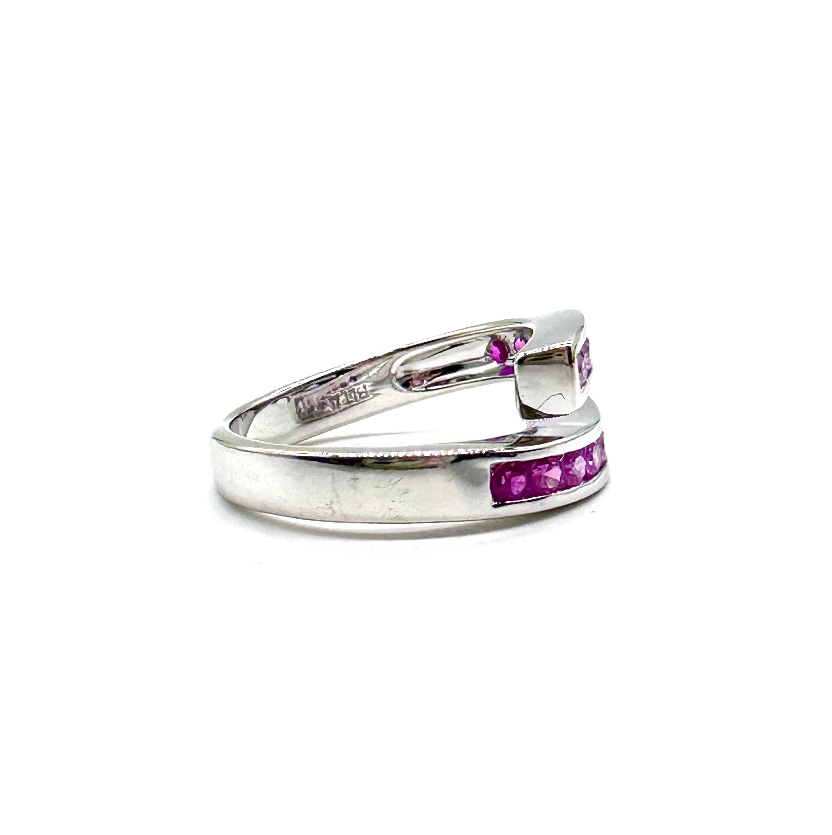 Pink Sapphire Ombre Bypass Band