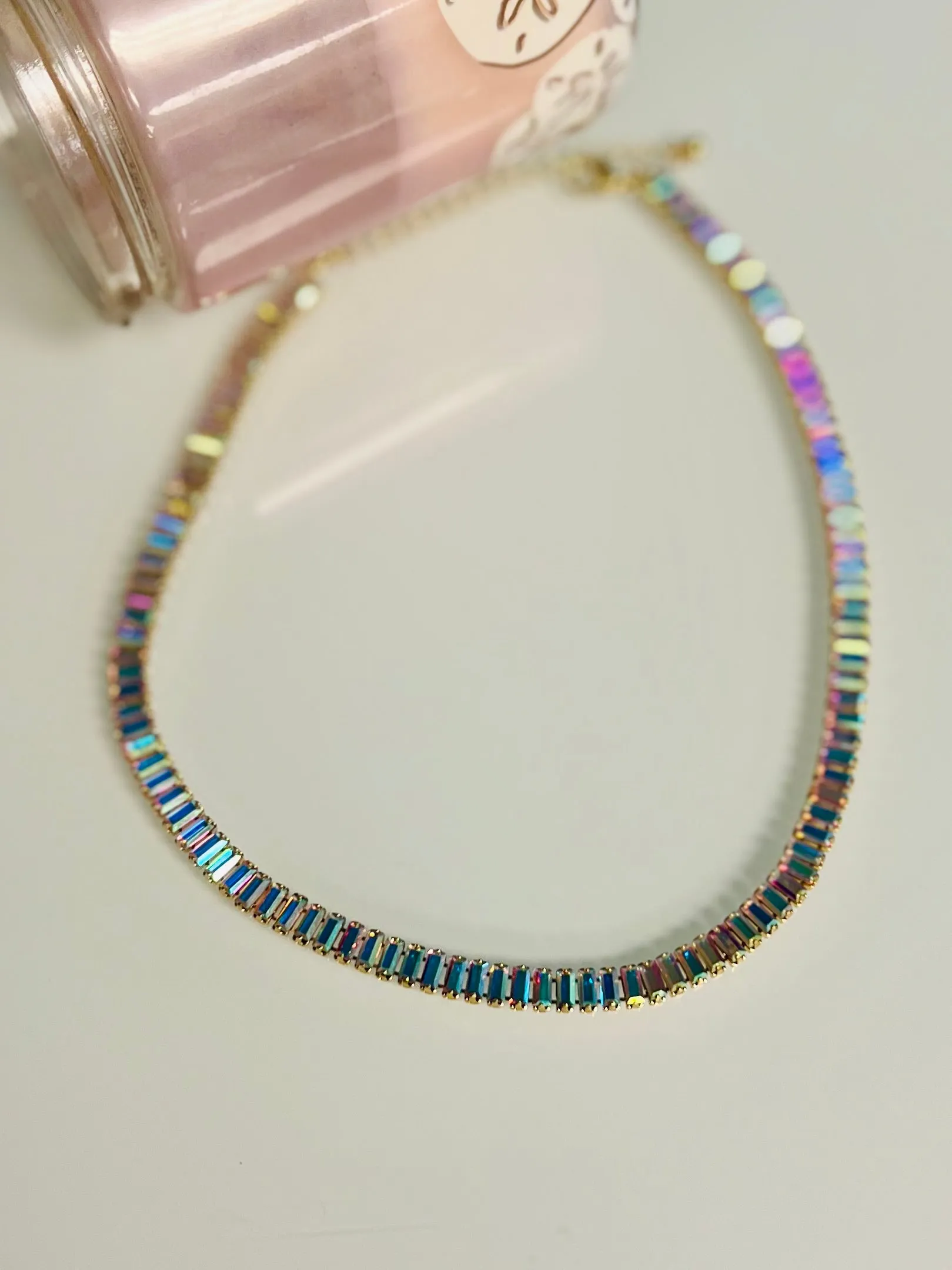 Posh Tennis Necklace- 3 colors*