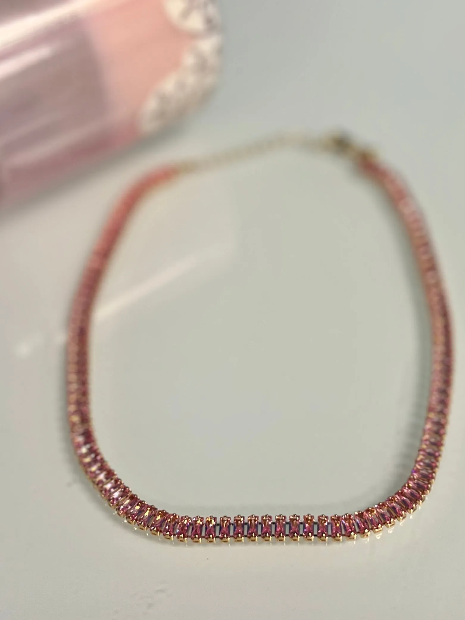 Posh Tennis Necklace- 3 colors*